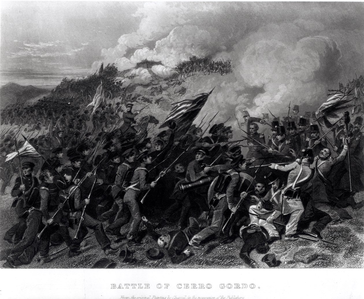 Bataille de Cerro Gordo, avril 1847 - Alonzo Chappel