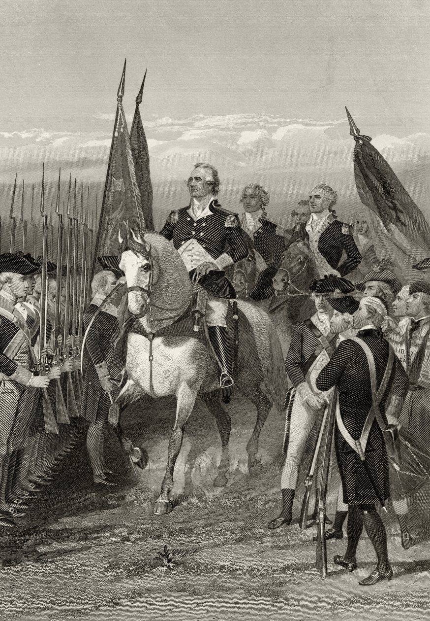 George Washington prenant le commandement de l