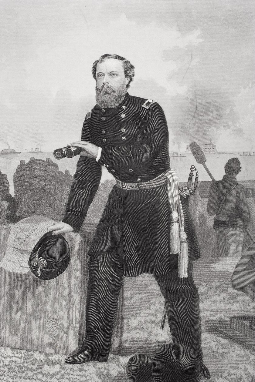 Portrait du général Quincy Adams Gillmore (1825-88) - Alonzo Chappel