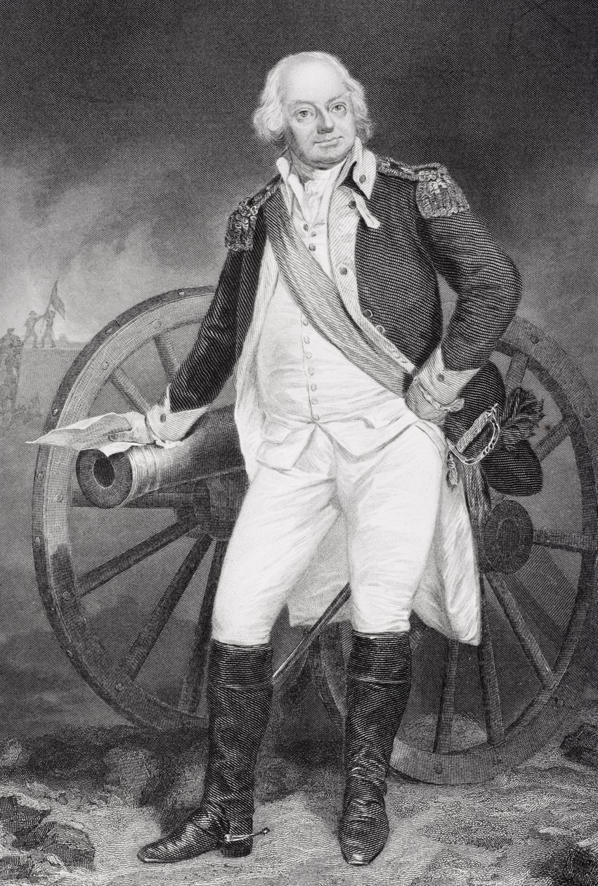 Portrait de Benjamin Lincoln (1733-1810) - Alonzo Chappel