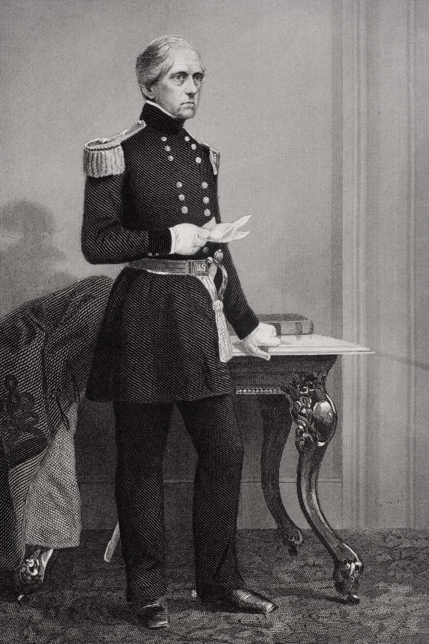 Portrait de John Ellis Wool (1784-1869) - Alonzo Chappel