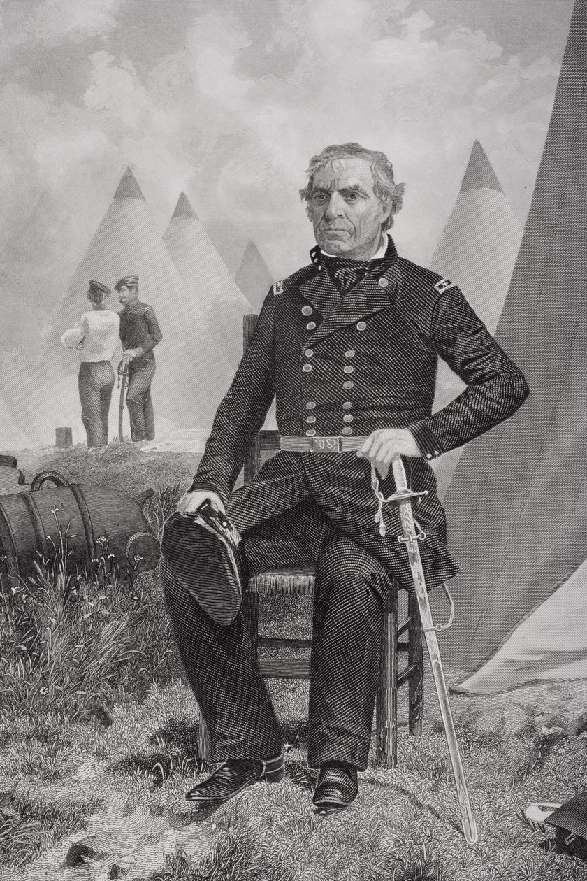 Portrait de Zachary Taylor - Alonzo Chappel