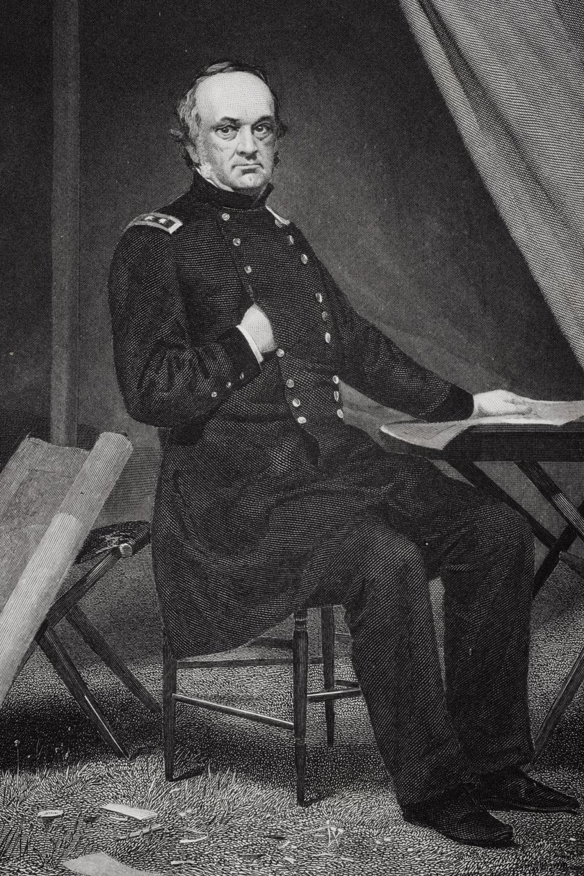 Portrait de Henry Wager Halleck (1815-72) | Alonzo Chappel