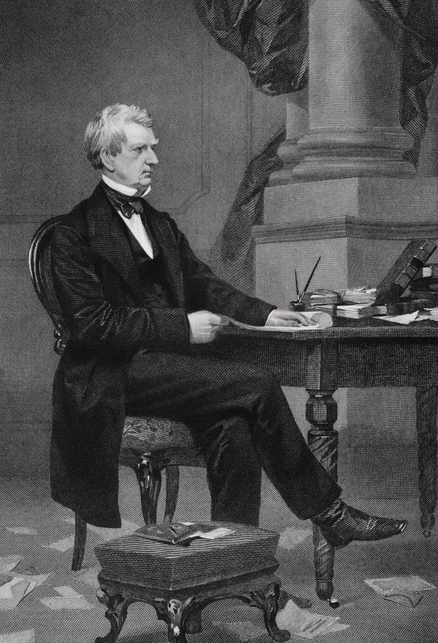 Portrait de William Henry Seward (1801-72) - Alonzo Chappel