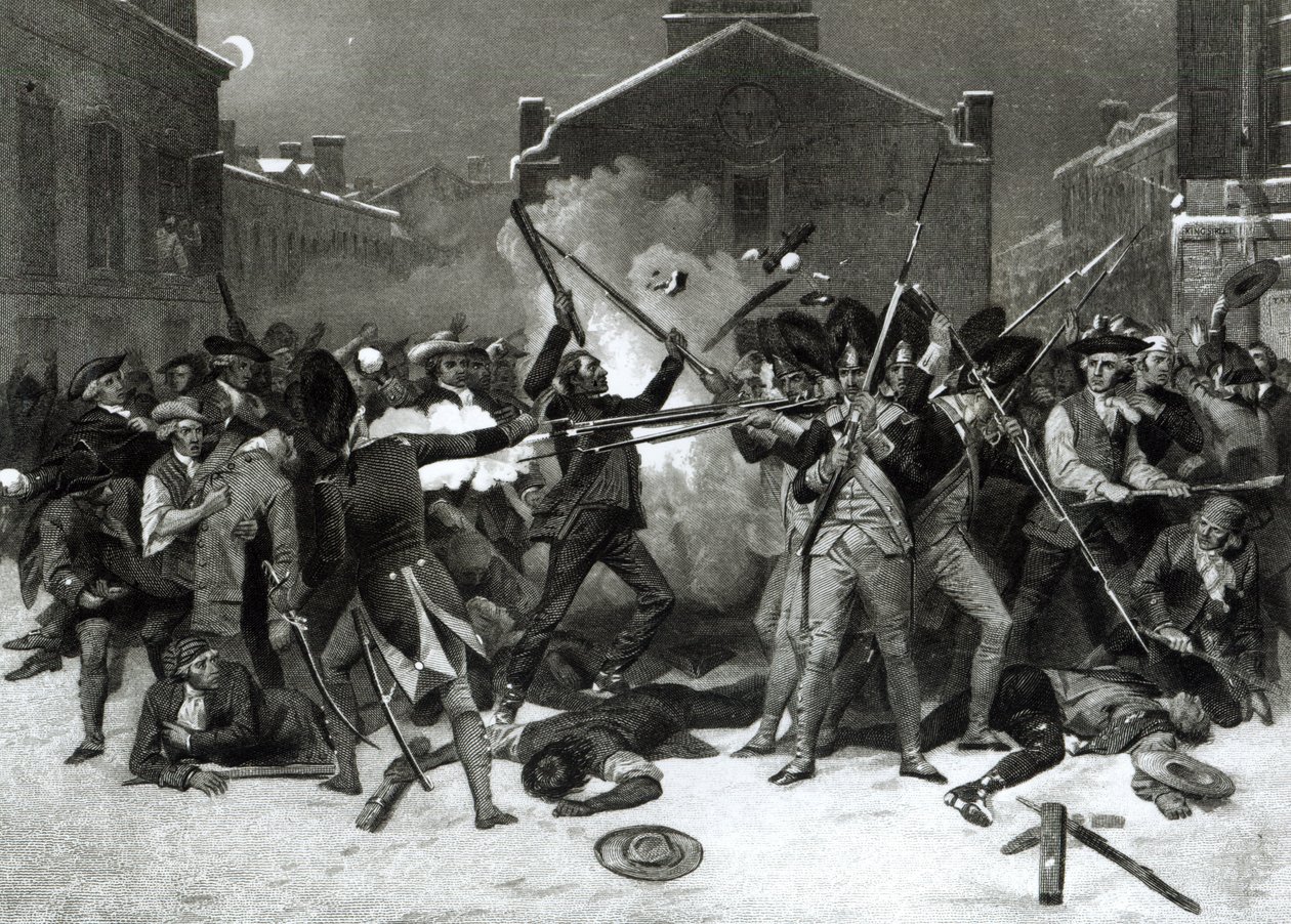 Le Massacre de Boston, 5 mars 1770 - Alonzo Chappel