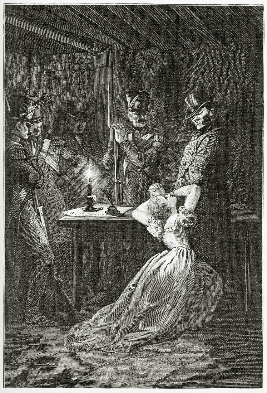 Illustration des Misérables, 19ème siècle - Alphonse Marie de Neuville