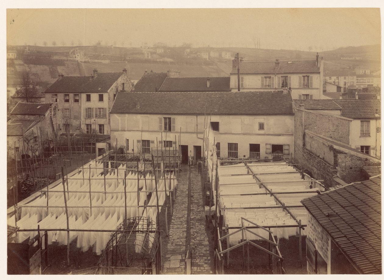 Assassinat de la dame Veuve Templier à Arcueil … Vue de la maison extérieurement - Alphonse Bertillon
