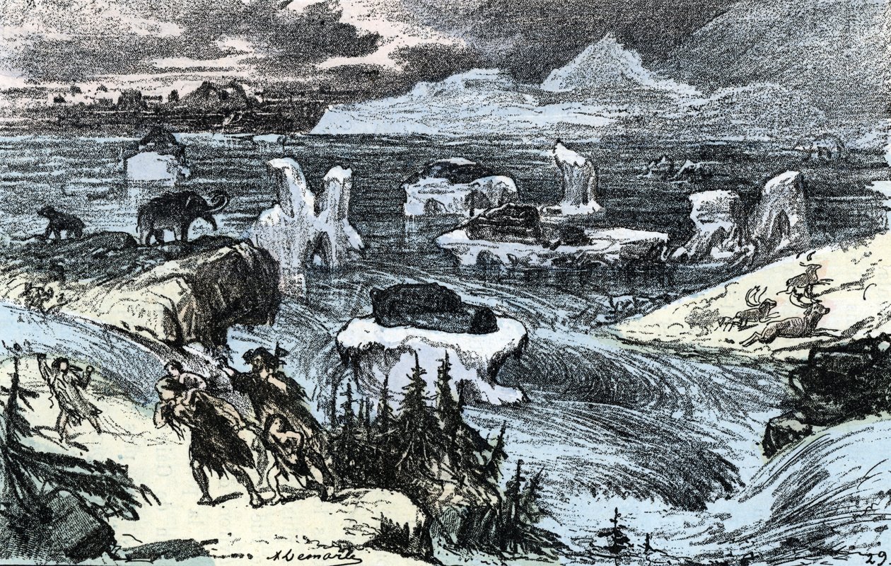 Préhistoire ; inondations en Europe centrale à la fin de l