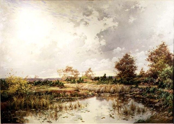 Le lac - Alphonse Henri Mazard