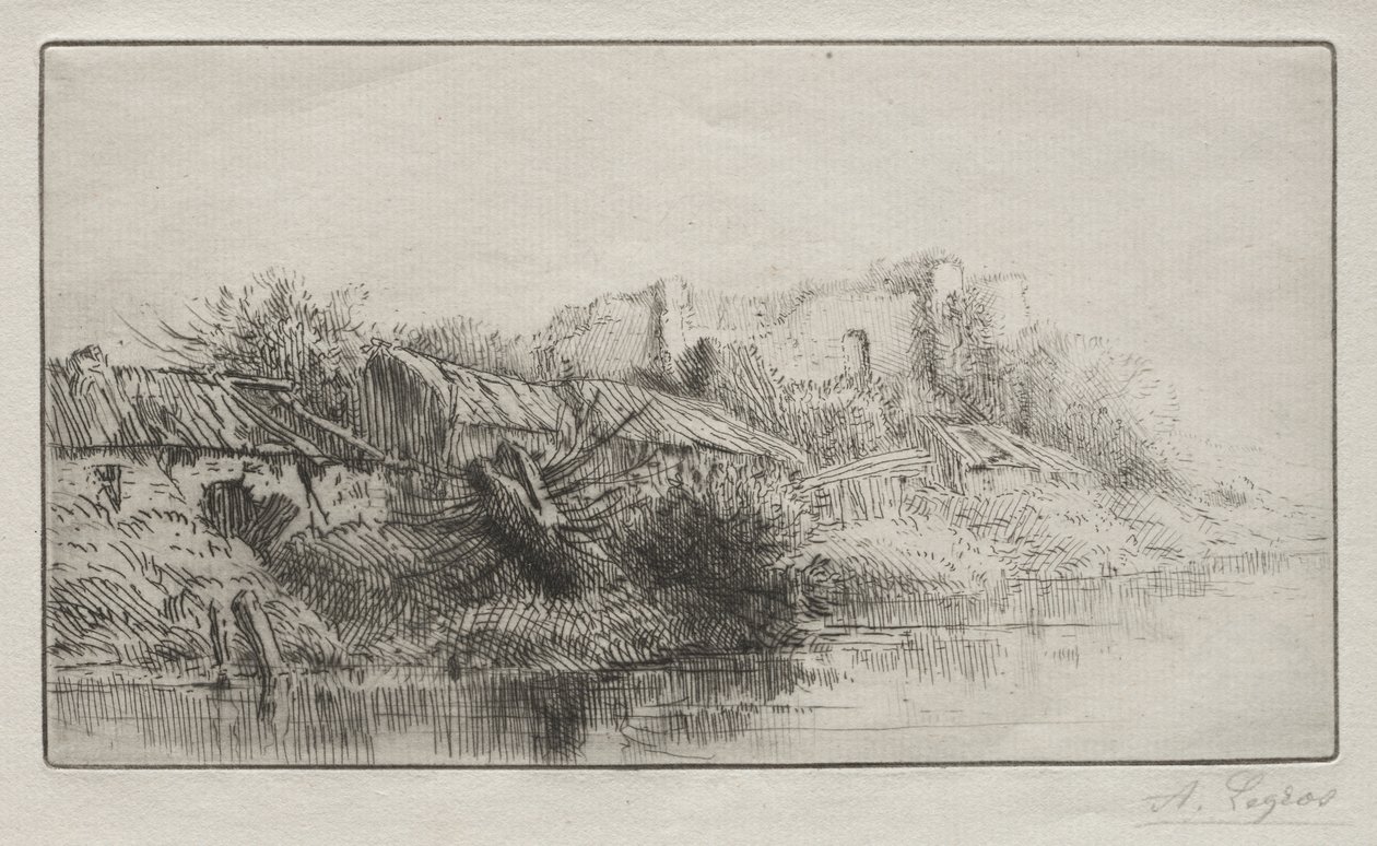 Village abandonné - Alphonse Legros