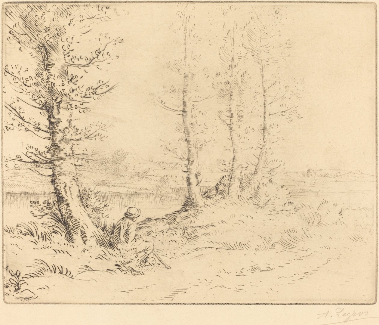 Le long de la rive - Alphonse Legros