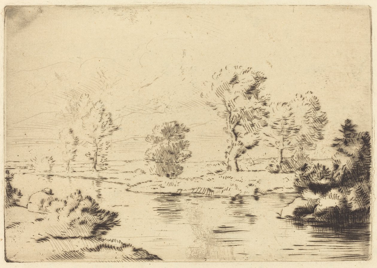 Bords de la Marne - Alphonse Legros