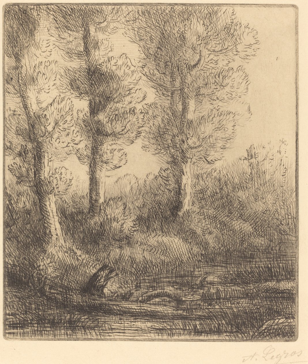 Rive du Saint-Pre - Alphonse Legros