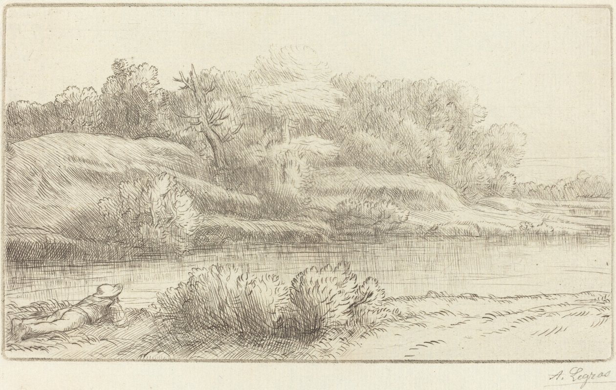 Bords de la Venelle - Alphonse Legros