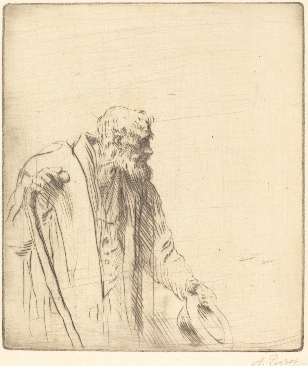 Un mendiant - Alphonse Legros