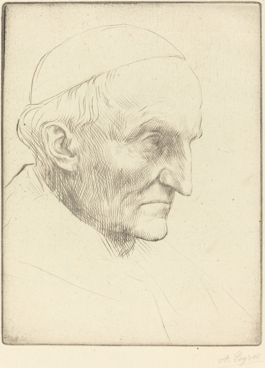 Cardinal Manning, 3e plaque - Alphonse Legros