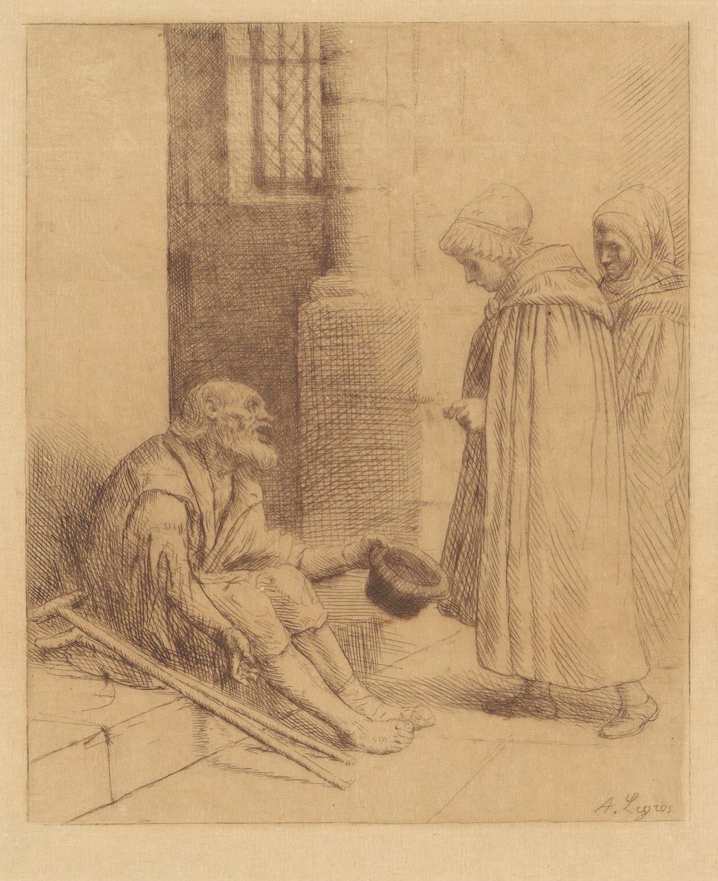 Charity (La Charité) - Alphonse Legros