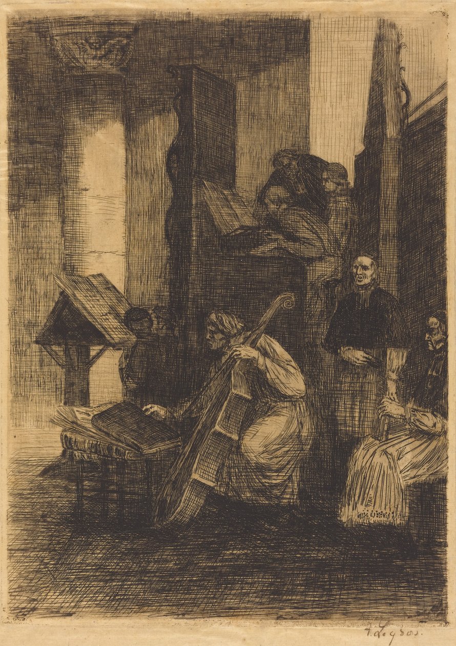 Choir in a Spanish Church (La choeur d