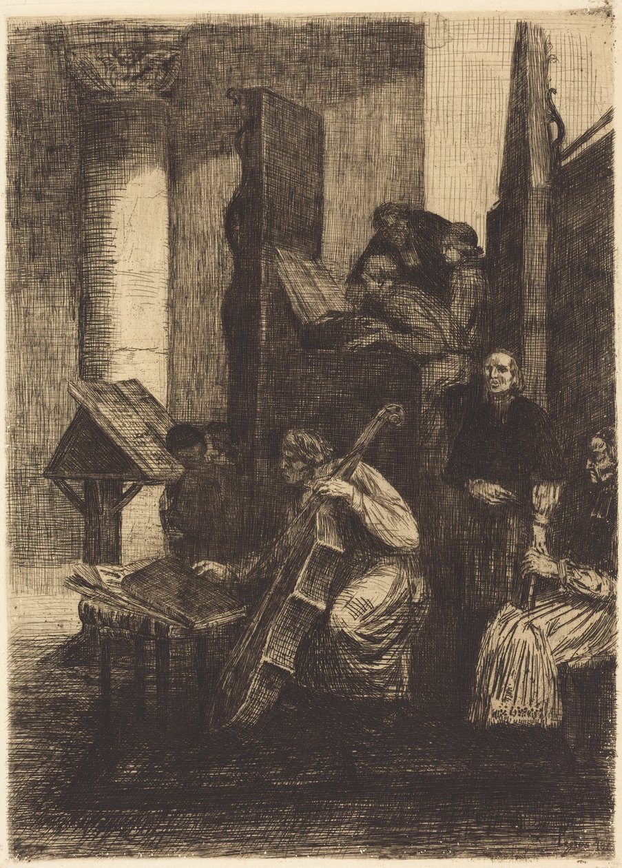 Choir in a Spanish Church (Le choeur d