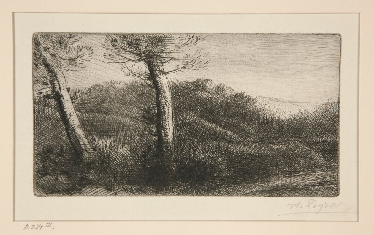 Coucher du soleil - Alphonse Legros