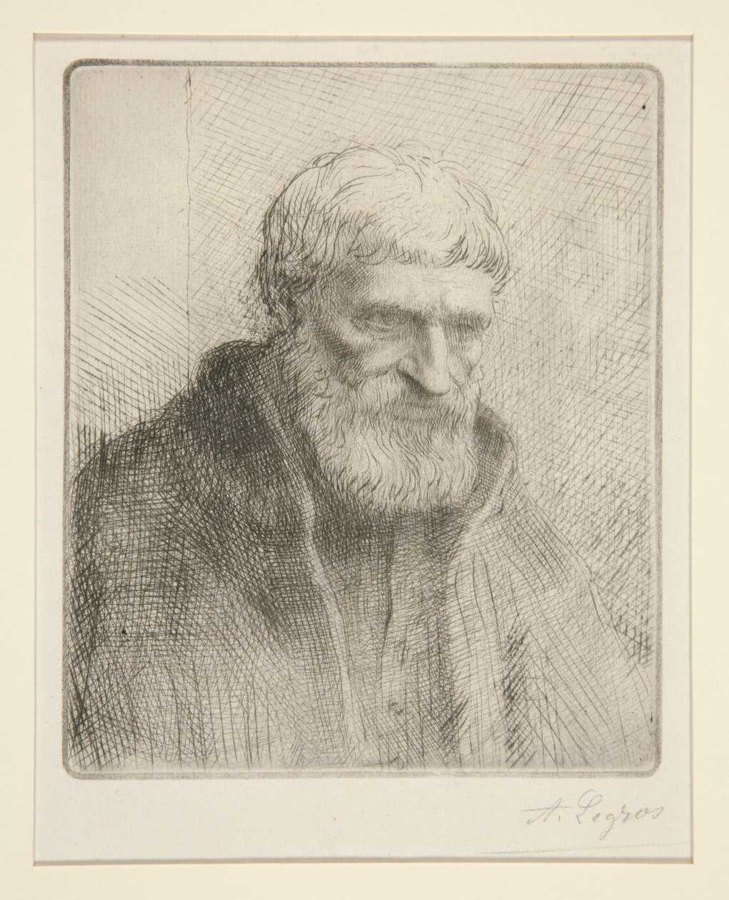Étude de vieillard - Alphonse Legros