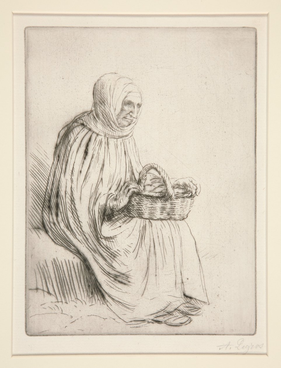 Femme du marché - Alphonse Legros