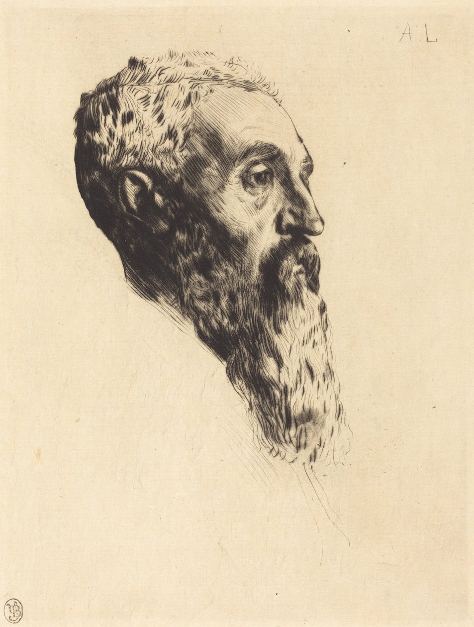 Tête de modèle - Alphonse Legros