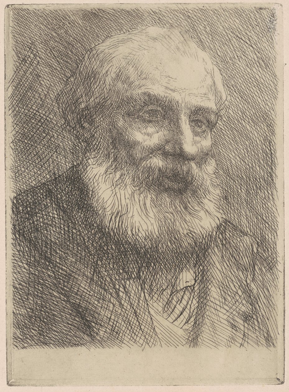Tête de vieillard - Alphonse Legros