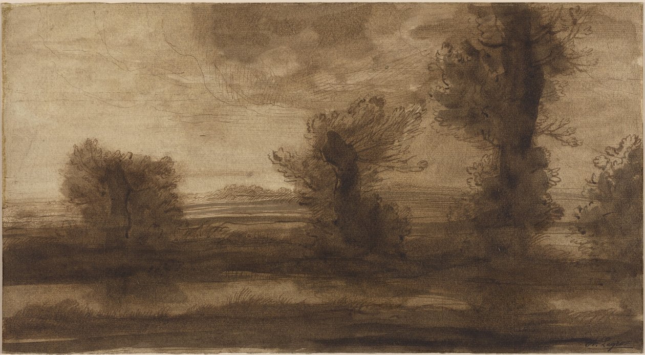 Dans les marais - Alphonse Legros