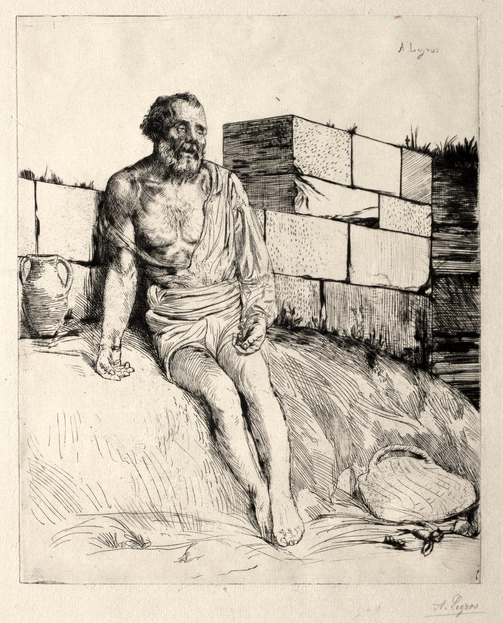 Job (Première Planche) - Alphonse Legros