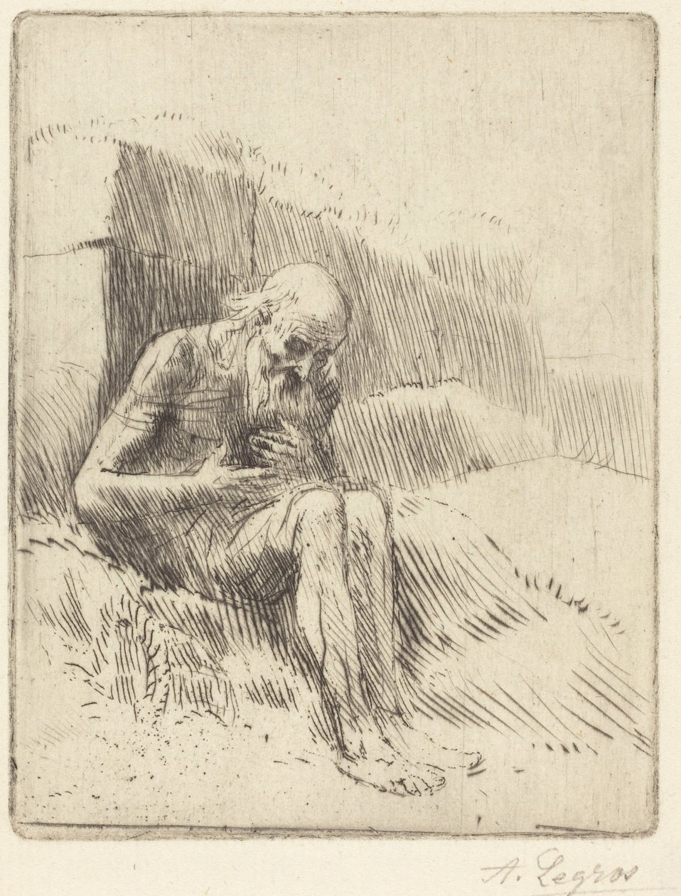 Job, 2e planche - Alphonse Legros