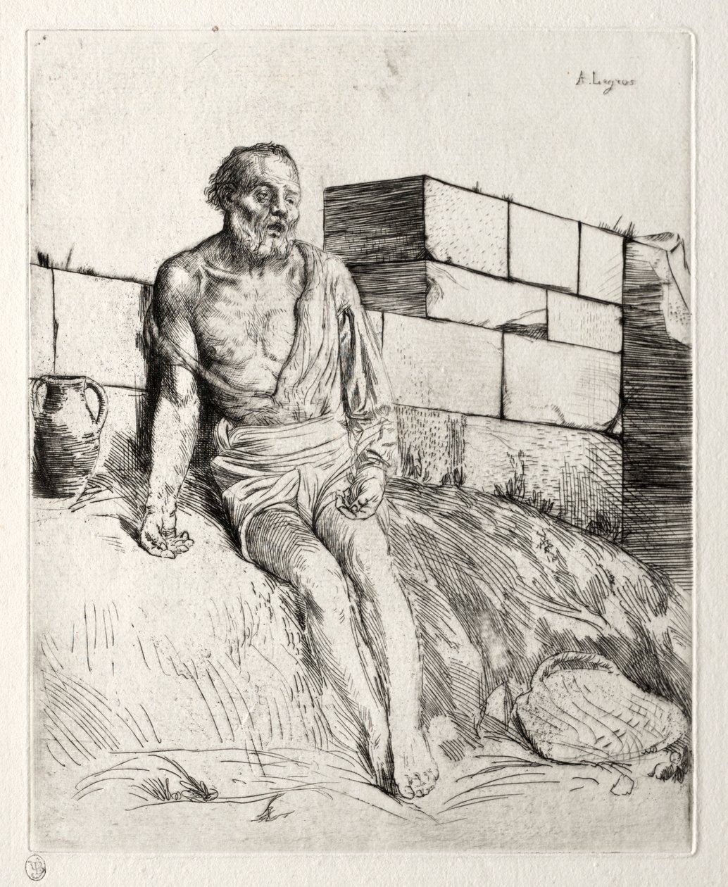 Job Première Planche - Alphonse Legros