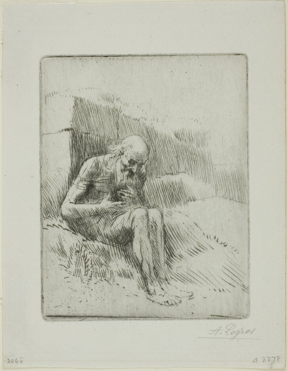 Job, deuxième planche - Alphonse Legros
