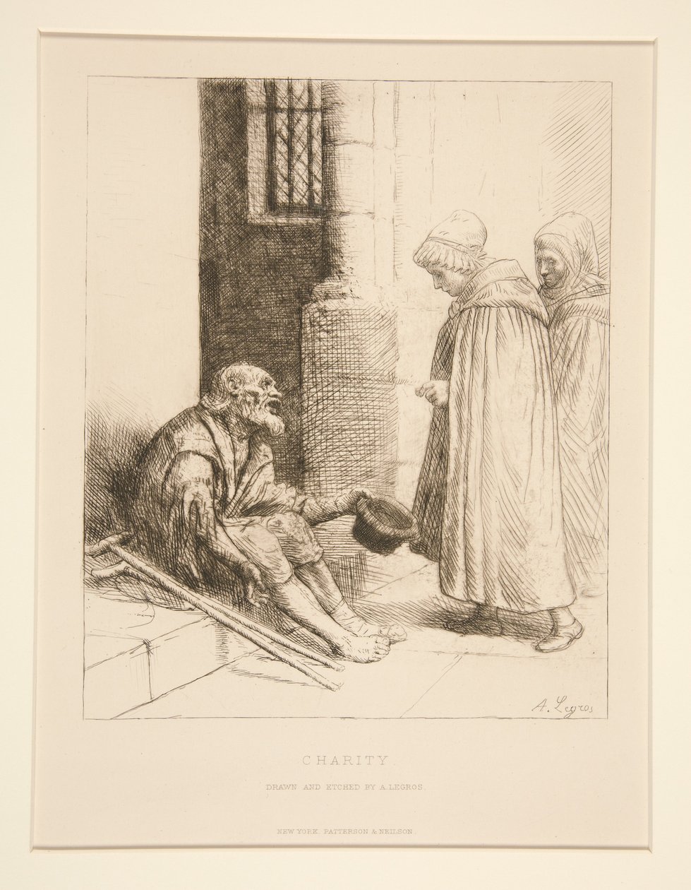 La Charité - Alphonse Legros