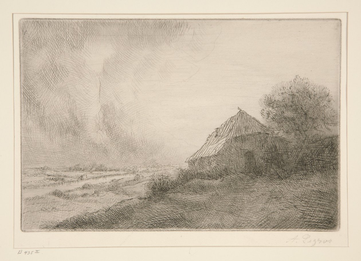 La Masure sur la Colline - Alphonse Legros