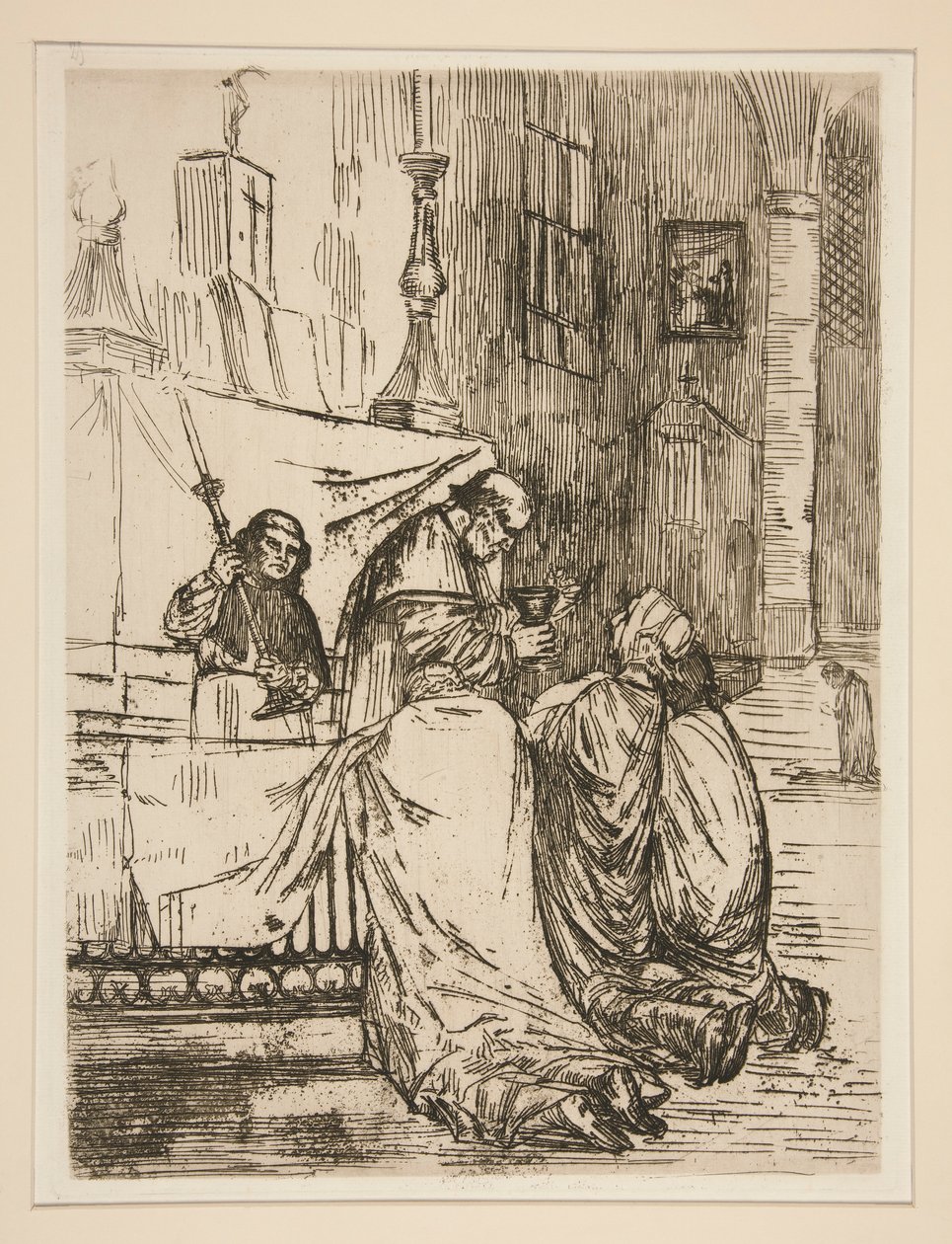 La communion dans l - Alphonse Legros