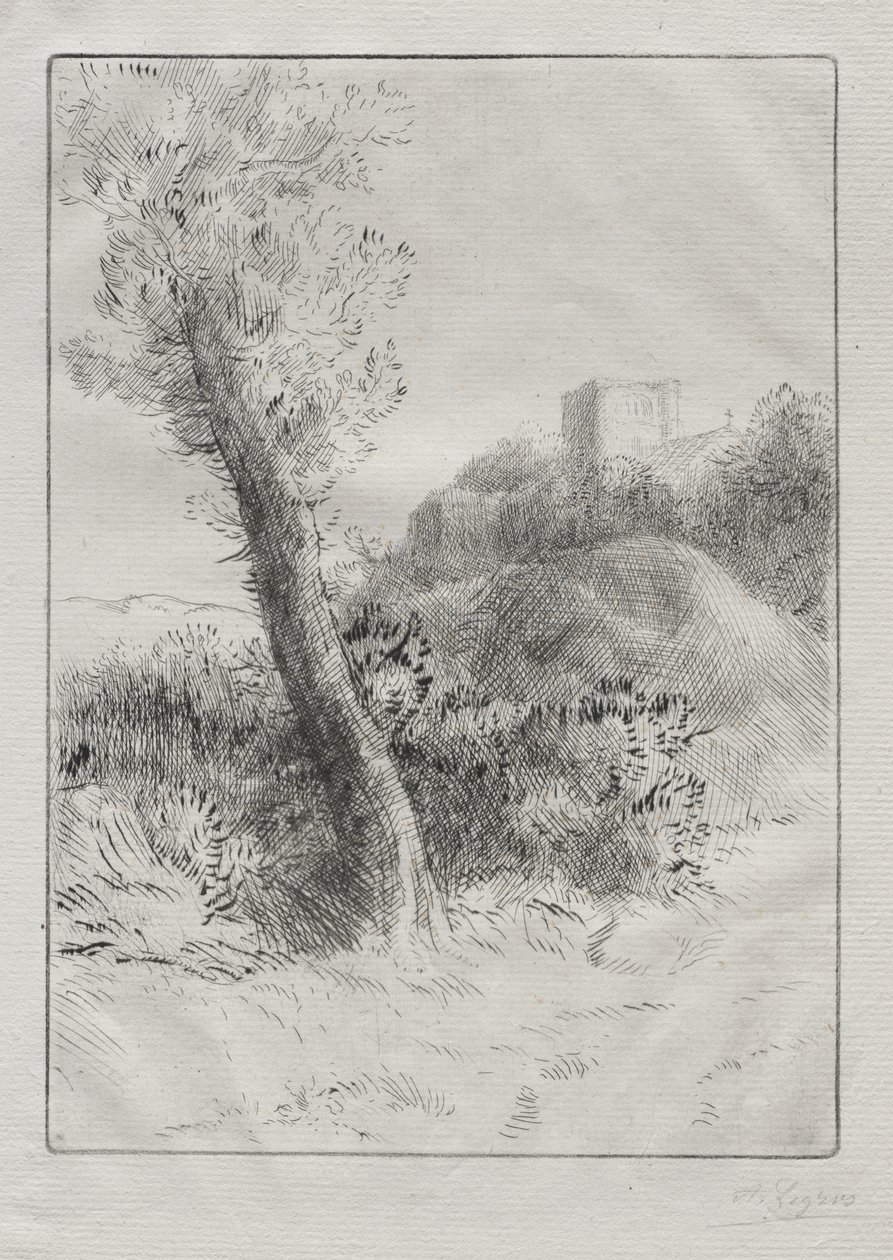 Paysage - Alphonse Legros