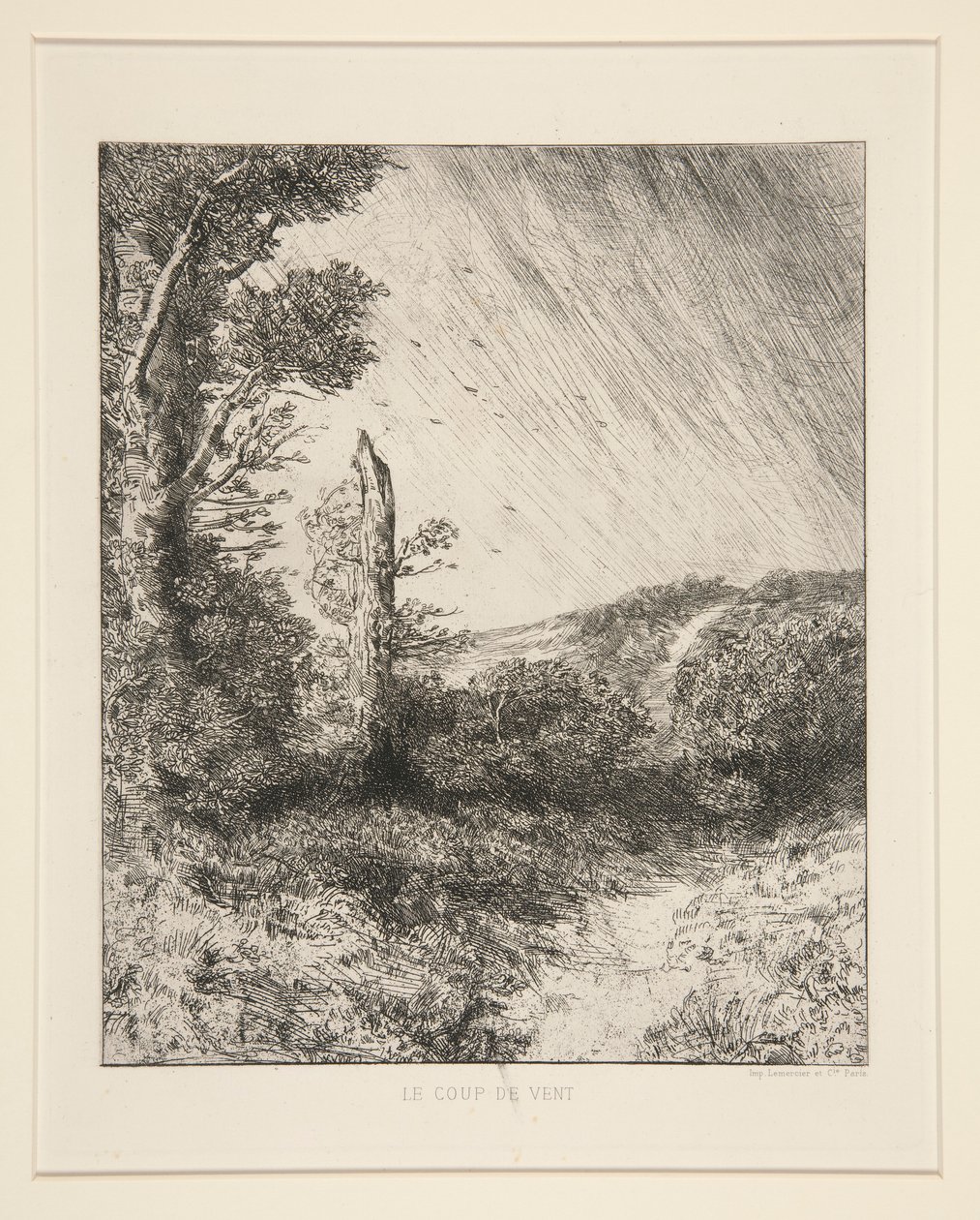 Le Coup de Vent - Alphonse Legros