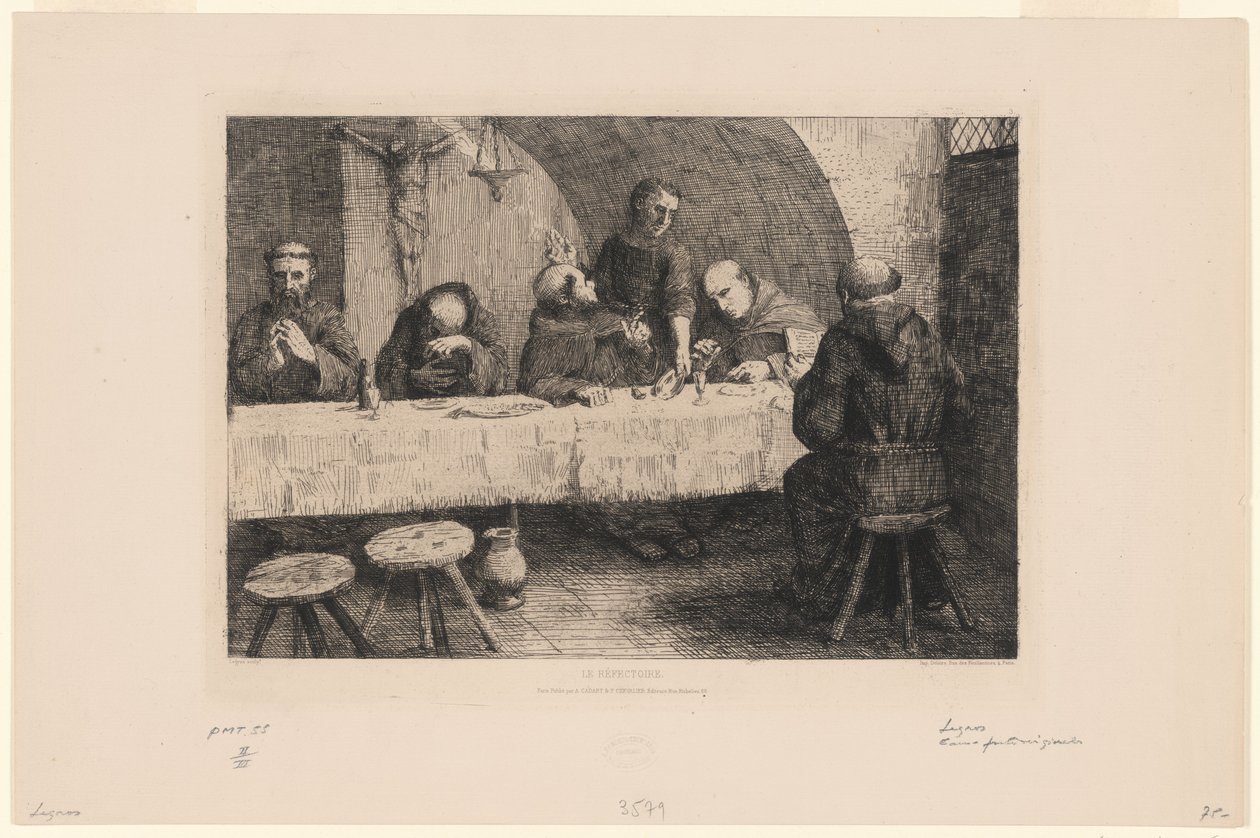 Le Refectoire (Le réfectoire) - Alphonse Legros