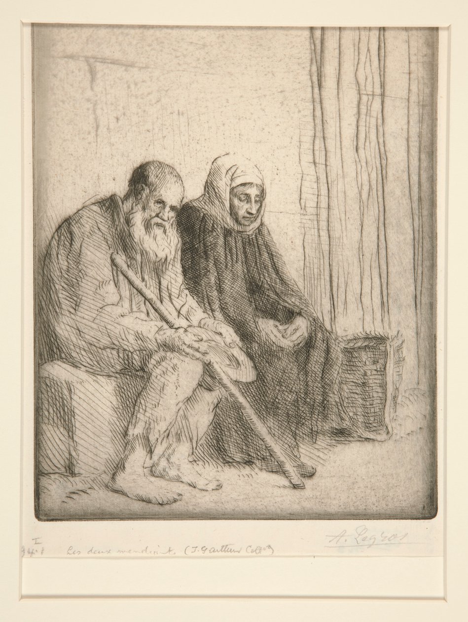 Les Deux Mendiants - Alphonse Legros