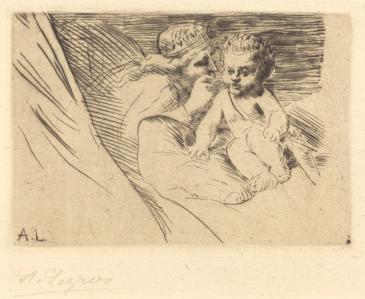Mab et Cupidon - Alphonse Legros