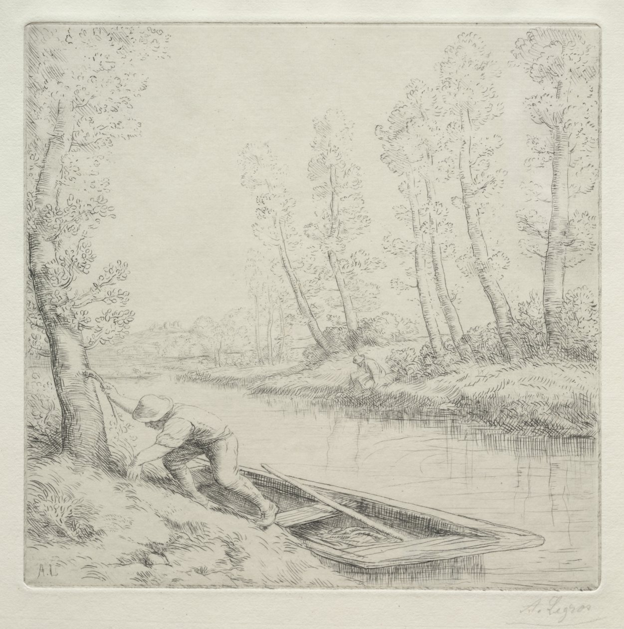 Morning on the River (Le Matin sur la rivière) - Alphonse Legros