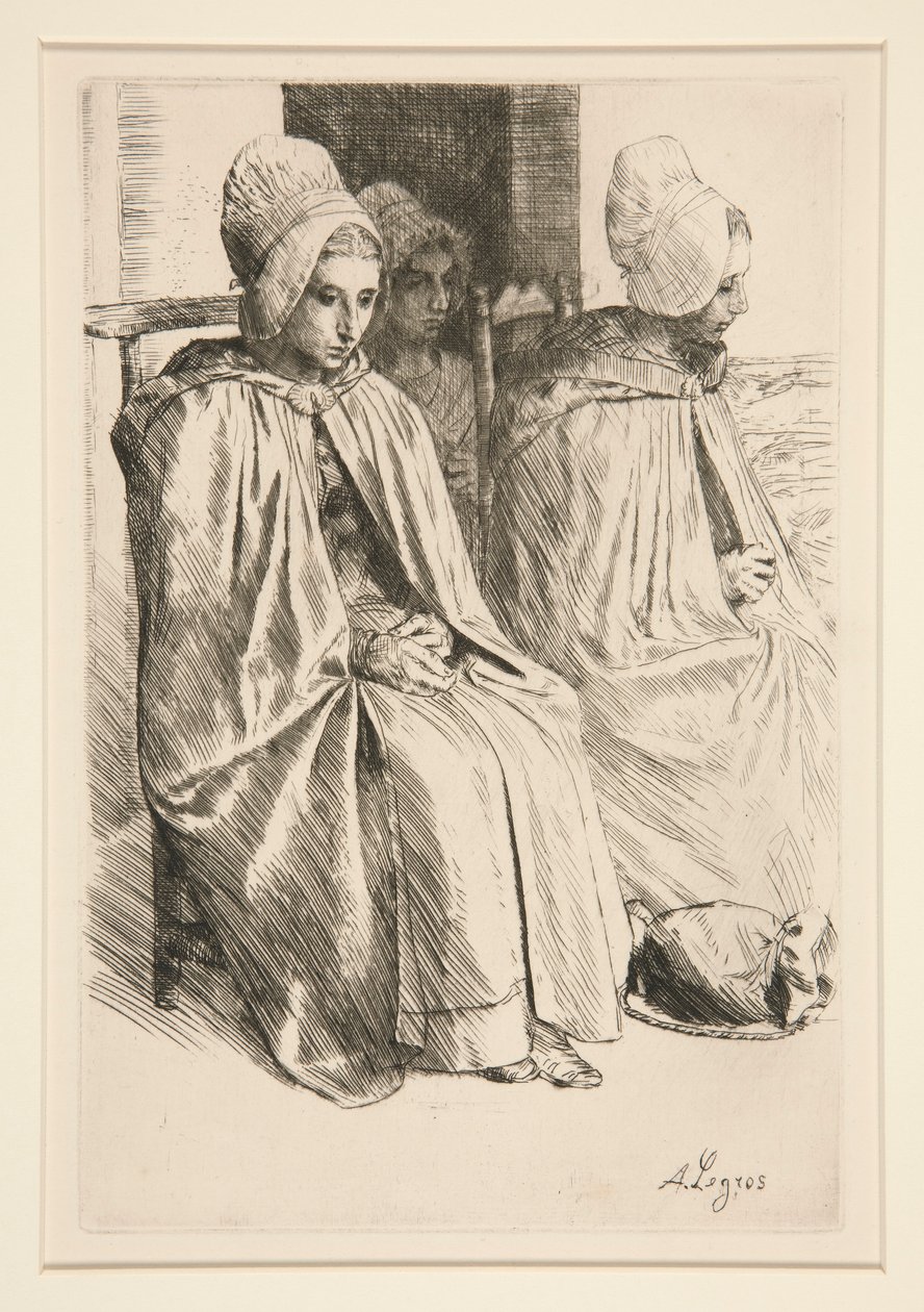 Paysannes des Environs de Boulogne - Alphonse Legros
