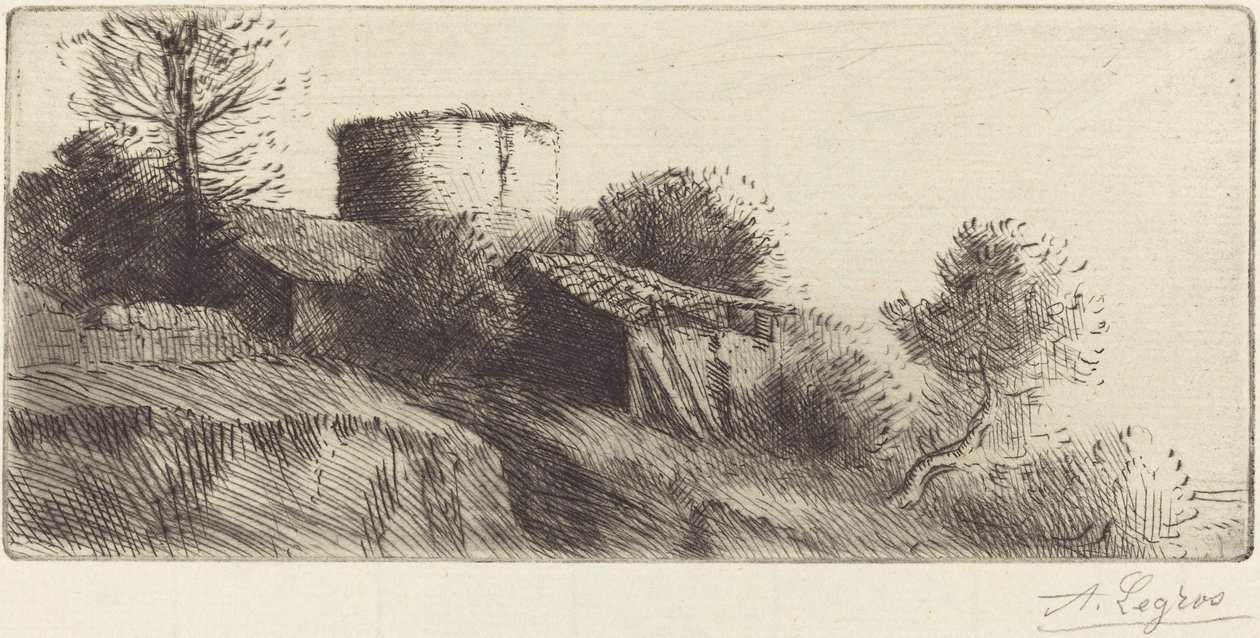 La tour aux pigeons - Alphonse Legros
