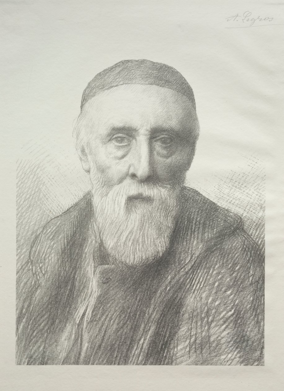 Portrait de George Frederic Watts (2e planche) - Alphonse Legros