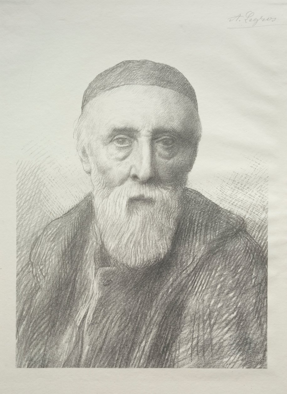 Portrait de George Frederic Watts 2ème Plaque - Alphonse Legros