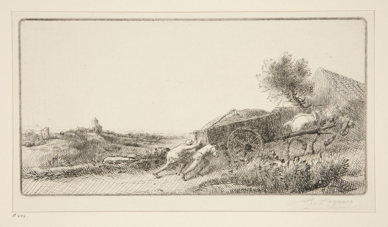 Rentrant le foin - Alphonse Legros