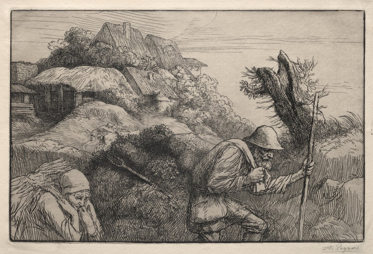 Retour des Bois - Alphonse Legros