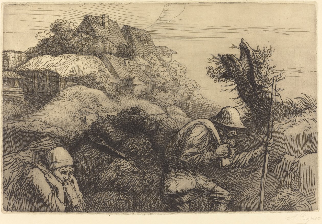 Le retour du bois - Alphonse Legros