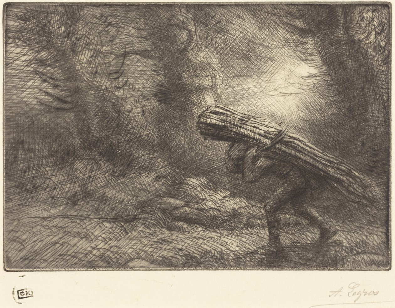 Le retour à la chaumière - Alphonse Legros